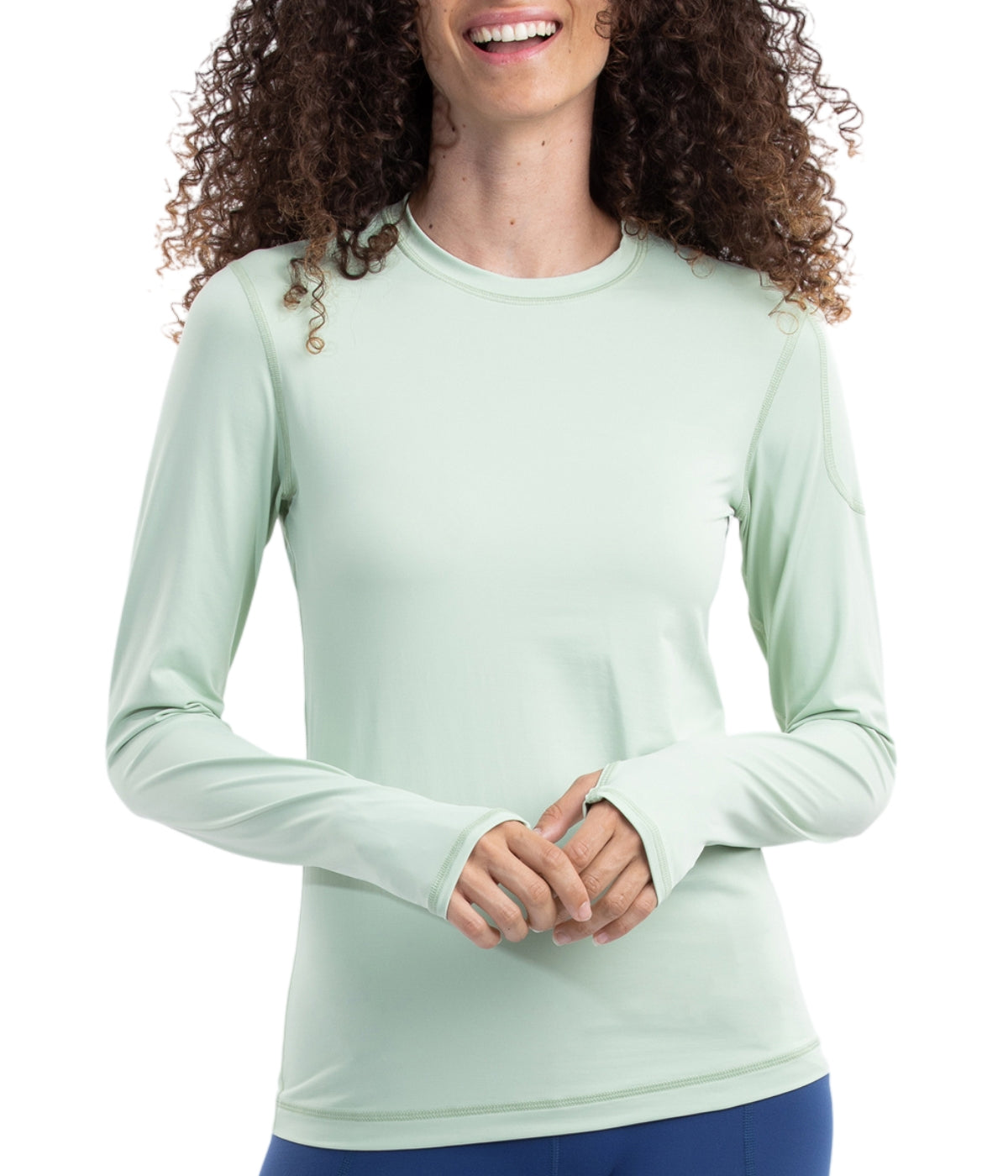  BloqUV BloqUV Women's UPF 50+ Sun Protection Long Sleeve Sun Shirt 24/7 Top - Sage - Bonton