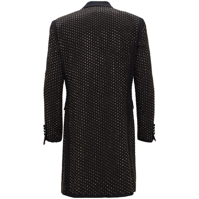  Barocco Sparkle the Night Away Long Blazer BLACK/GOLD - BLACK/GOLD - Bonton