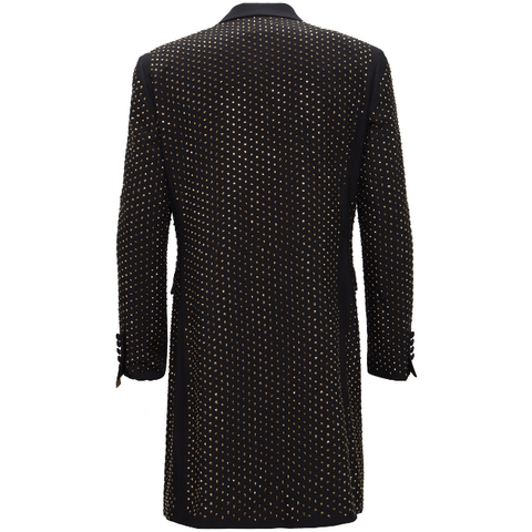 Sparkle the Night Away Long Blazer BLACK/GOLD