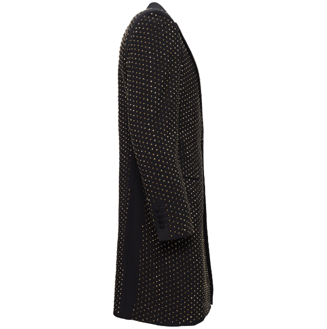  Barocco Sparkle the Night Away Long Blazer BLACK/GOLD - BLACK/GOLD - Bonton