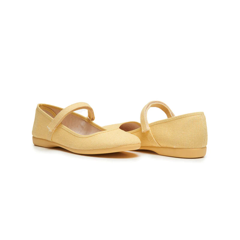  Childrenchic Classic Canvas Mary Janes - Gold - Bonton