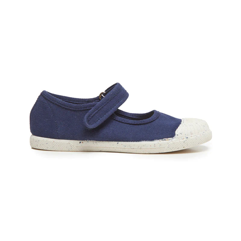  Childrenchic ECO-friendly Canvas Mary Jane Sneakers - Navy - Bonton