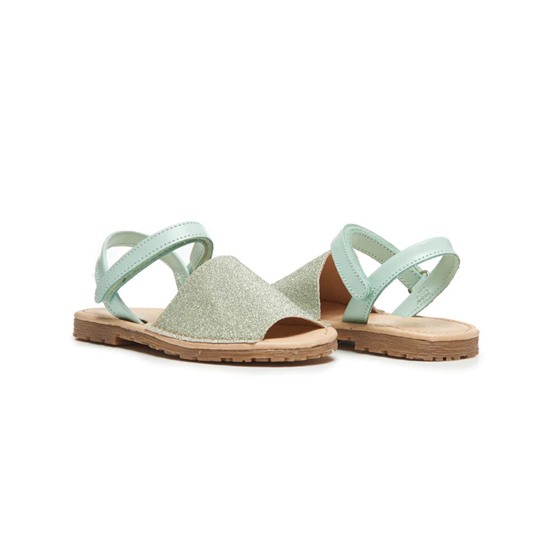  Childrenchic Leather Sandals - Silver - Bonton