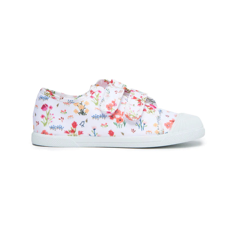  Childrenchic Canvas Double Sneaker - Rosewood - Bonton