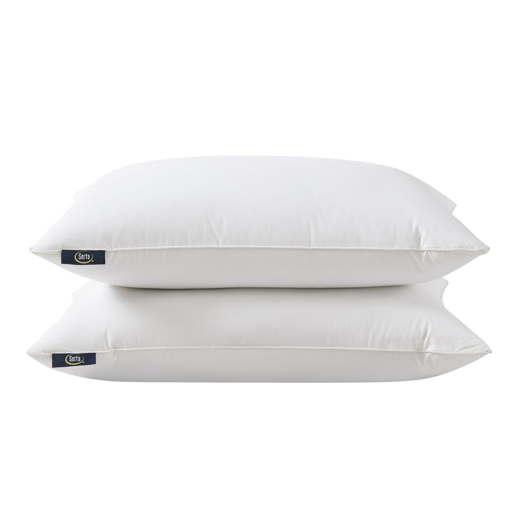  Serta Serta HeiQ Cooling Softy-Around Feather And Down Pillow - 2 Pack - White - Bonton