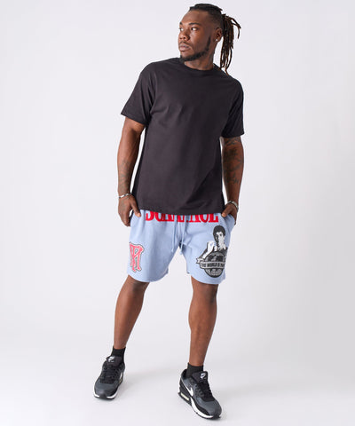 Scarface Fleece Short - Light Blue
