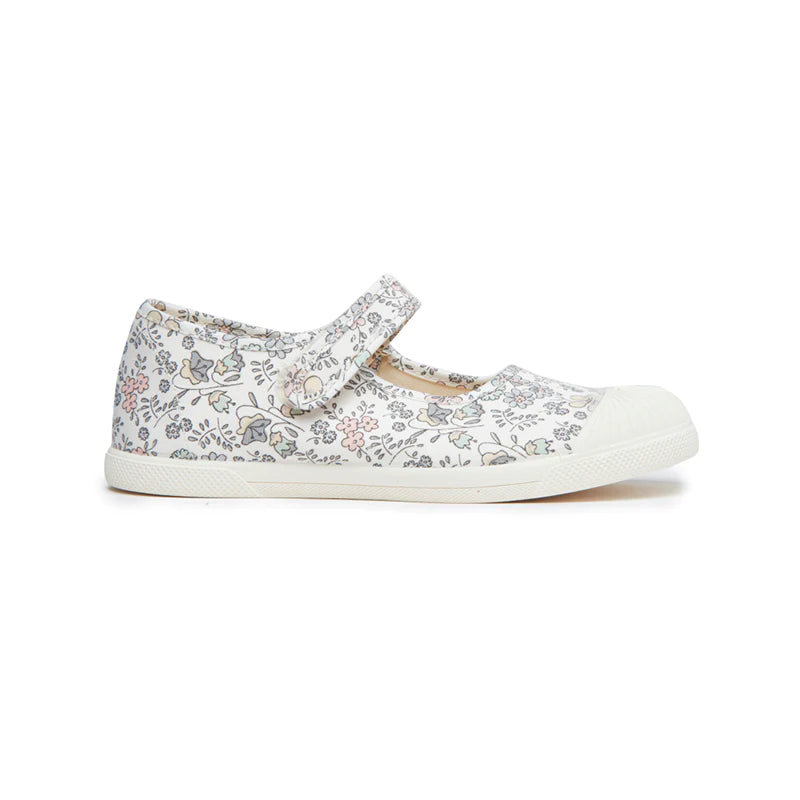  Childrenchic Canvas Mary Jane Sneakers - Flowers - Bonton