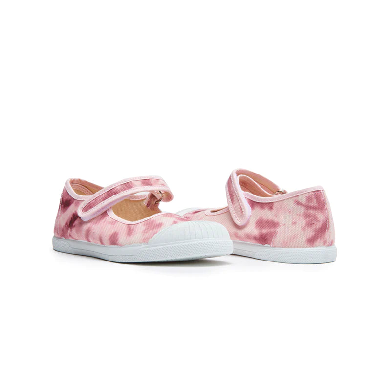  Childrenchic Canvas Mary Jane Sneakers - Flowers - Bonton