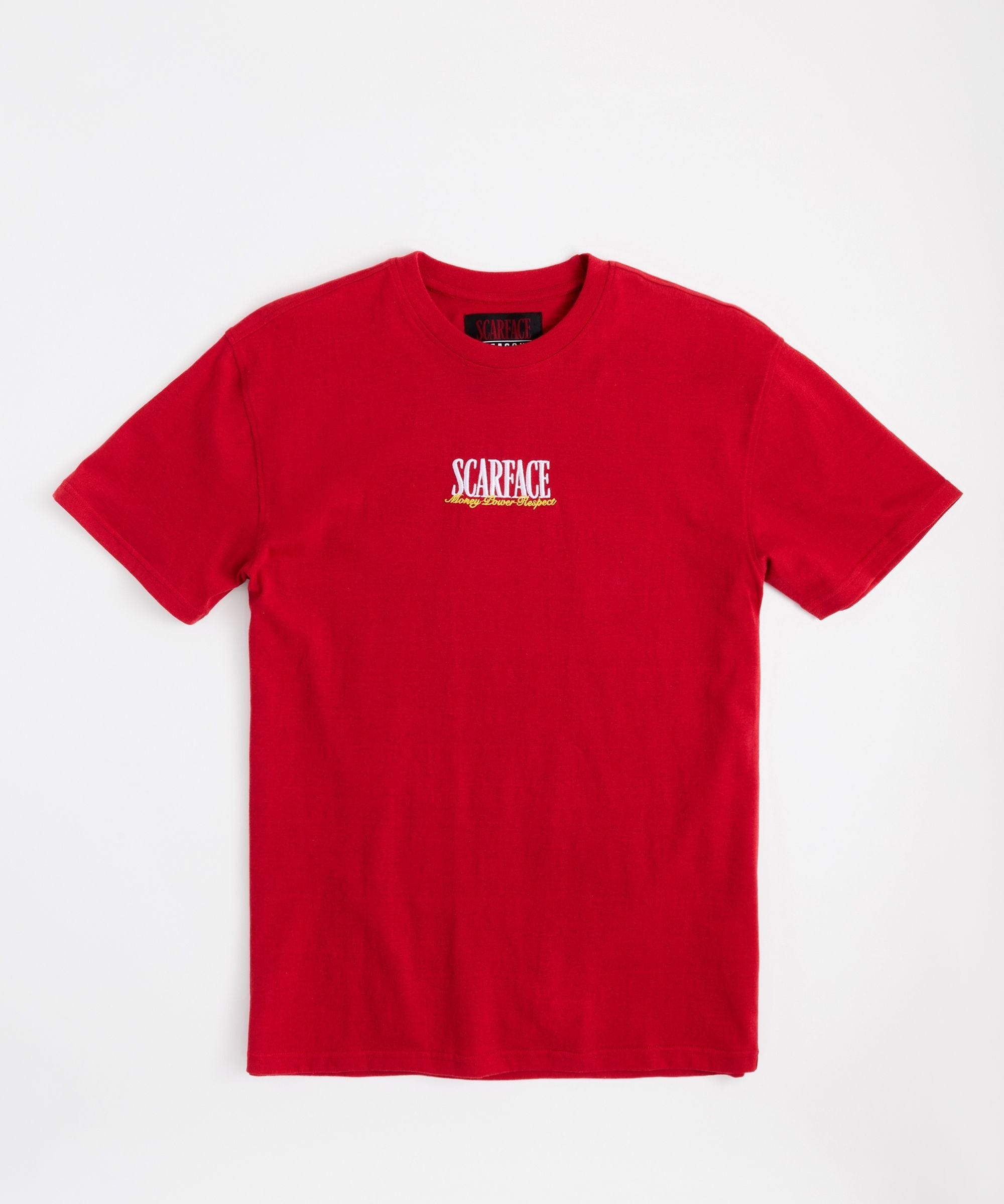  Reason Clothing Scarface Logo Back Print Short Sleeve Tee - KHAKI - Bonton