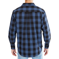 Pocket Flannel Button-Up Shirt