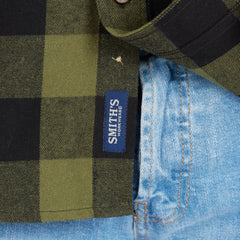 Pocket Flannel Button-Up Shirt