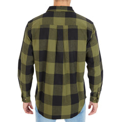 Pocket Flannel Button-Up Shirt