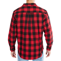 Pocket Flannel Button-Up Shirt