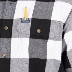 Pocket Flannel Button-Up Shirt