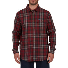 Plaid Pocket Flannel Button-Up Shirt