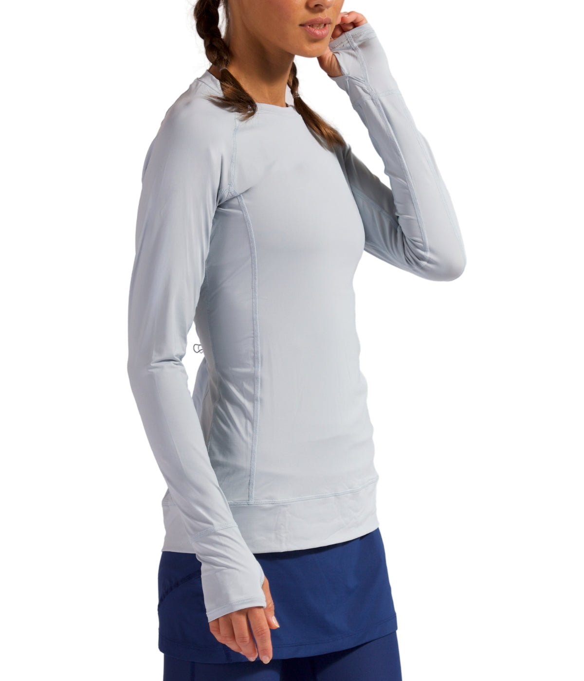  BloqUV BloqUV Women's UPF 50+ Sun Protection Pullover Top - Soft Gray - Bonton