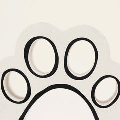 Talk To The Paw Wood Pet Sign, Dog Paw Wood Decor