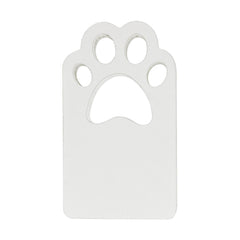 Talk To The Paw Wood Pet Sign, Dog Paw Wood Decor