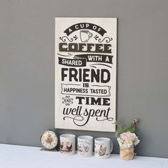 Farmhouse Wood Coffee Wall Sign