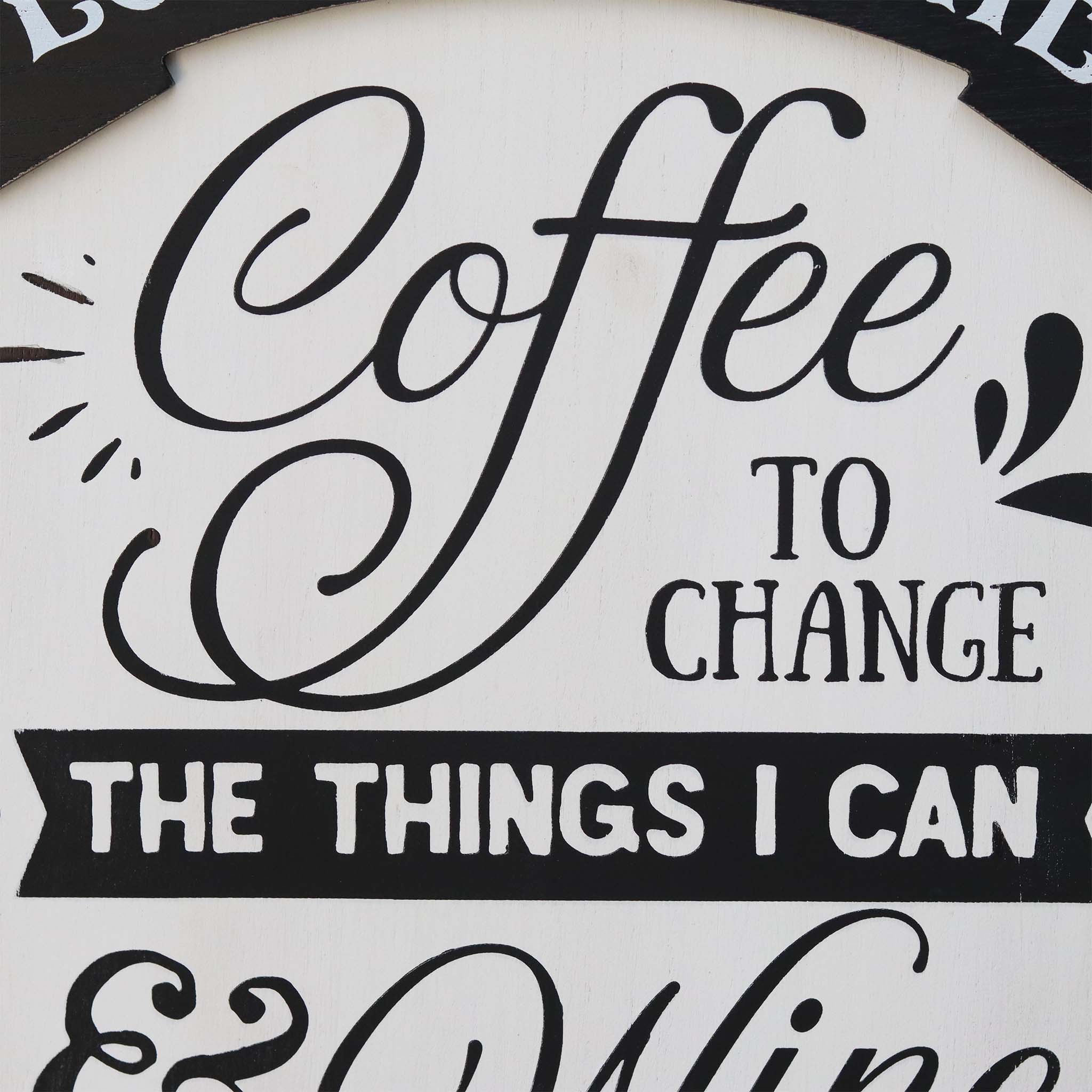  Paris Loft Coffee Bar Sign Wall Decor - White - Bonton