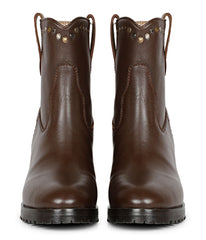 Saint G Noemi Ankle Boots Brown