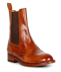 Saint G Santina Ankle Boots Cognac