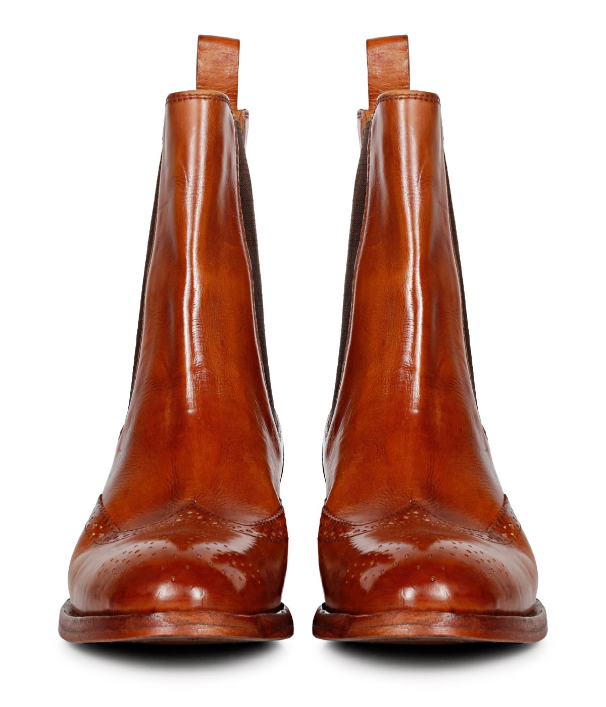 Saint G Santina Ankle Boots Cognac