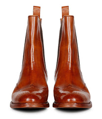 Saint G Santina Ankle Boots Cognac