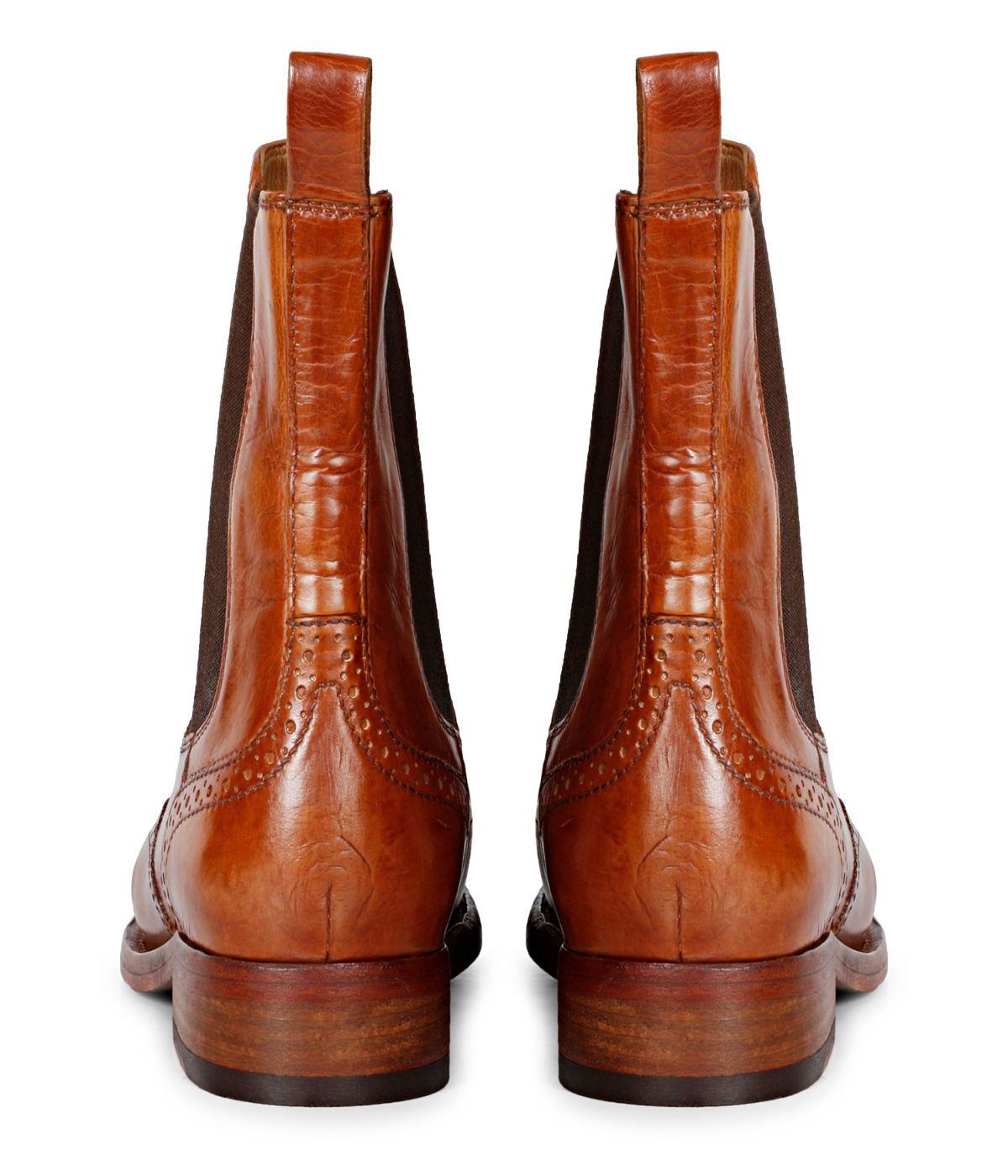 Saint G Santina Ankle Boots Cognac