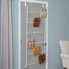 Over the Door 18 Pair Shoe Rack