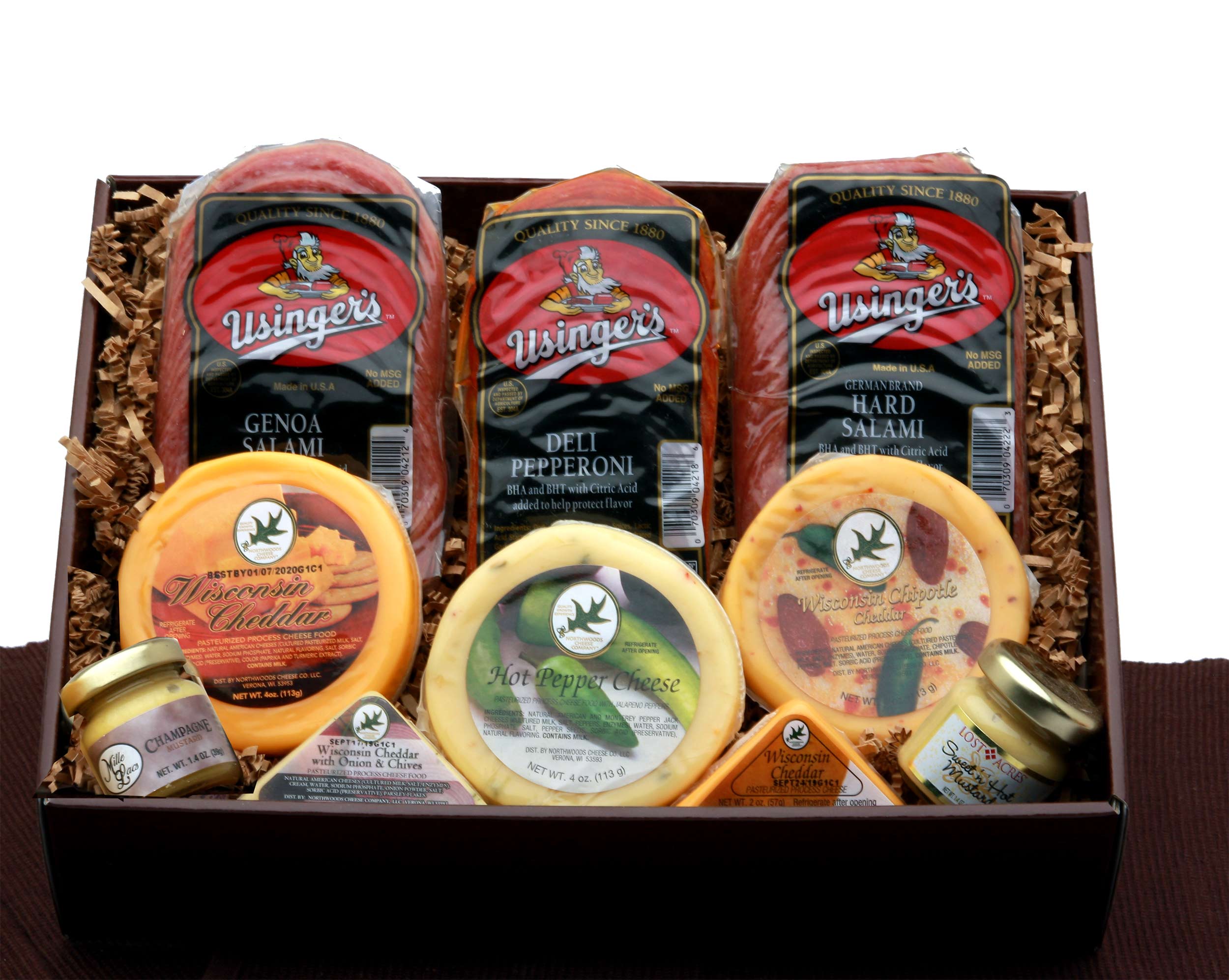  GBDS Deli Select Meat & Cheese Sampler - meat and cheese gift baskets - Multi - Bonton