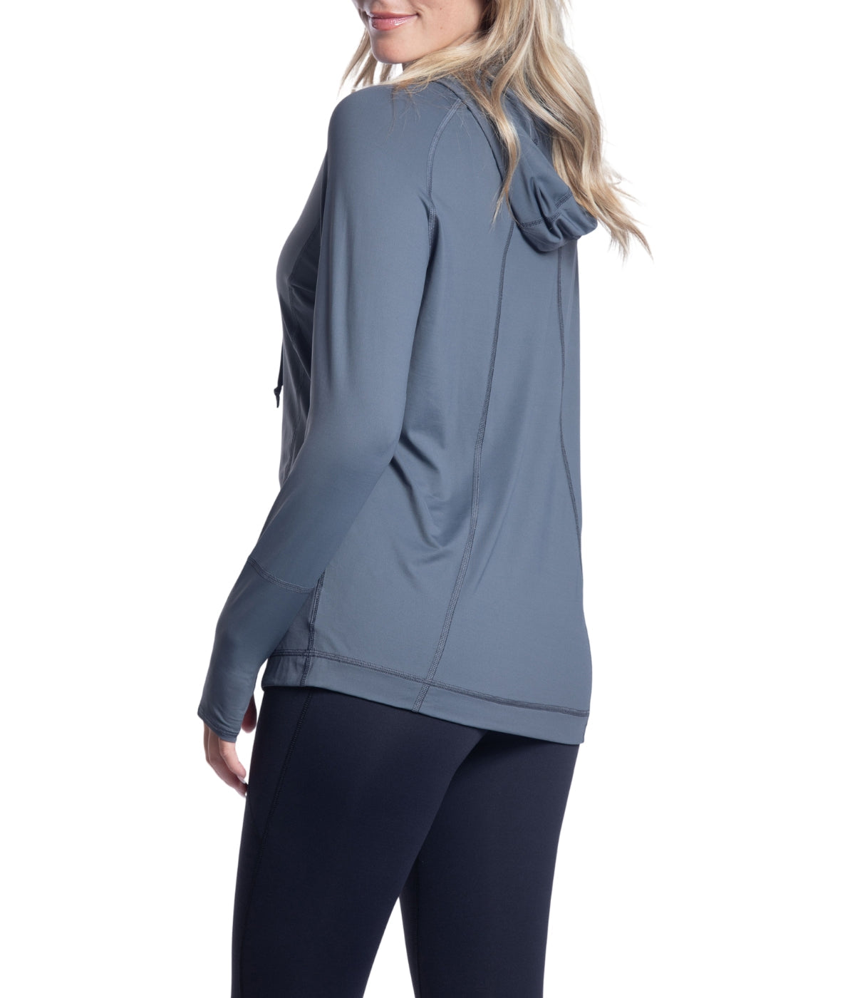  BloqUV BloqUV UPF 50+ Sun Protection Unisex Hoodie - Smoke - Bonton