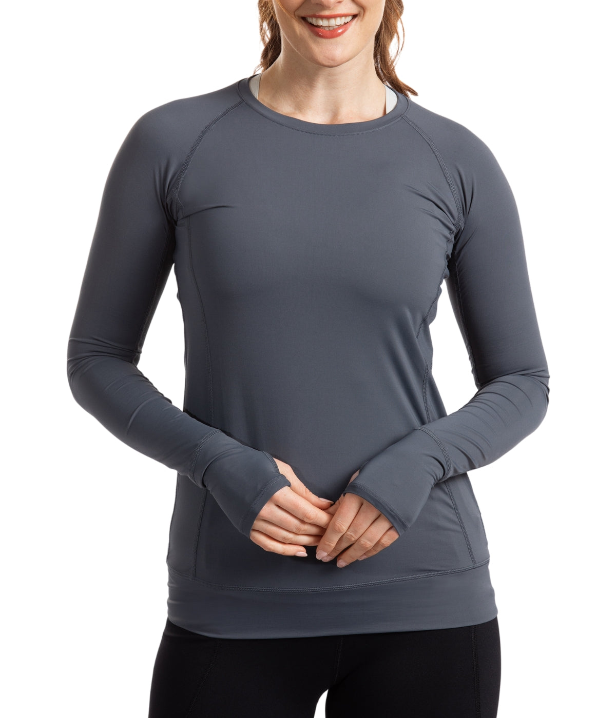  BloqUV BloqUV Women's UPF 50+ Sun Protection Pullover Top - Smoke - Bonton