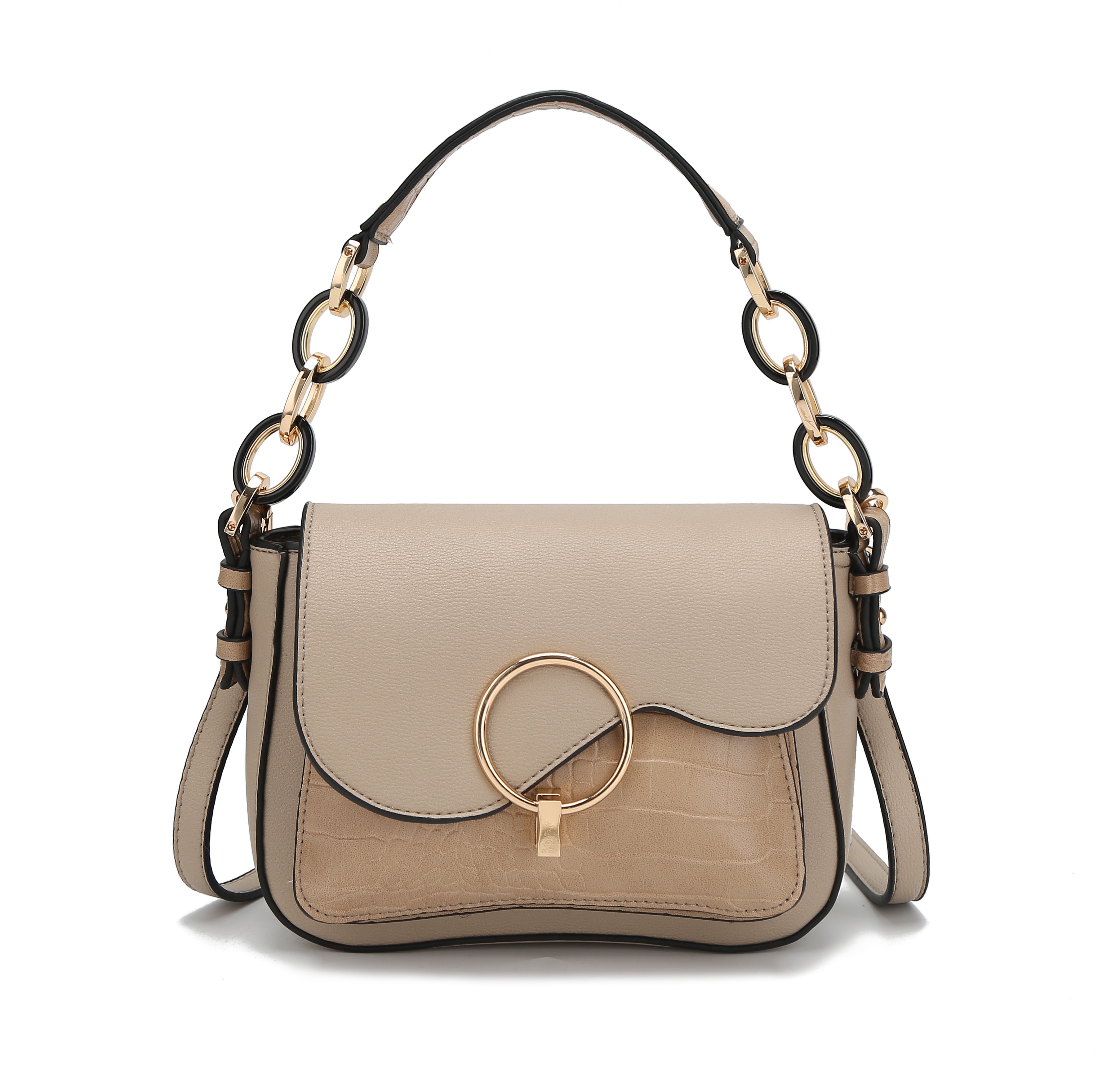  MKF Collection Fanta Croc Shoulder Bag - Black - Bonton