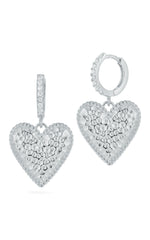 Heart Drop Earrings