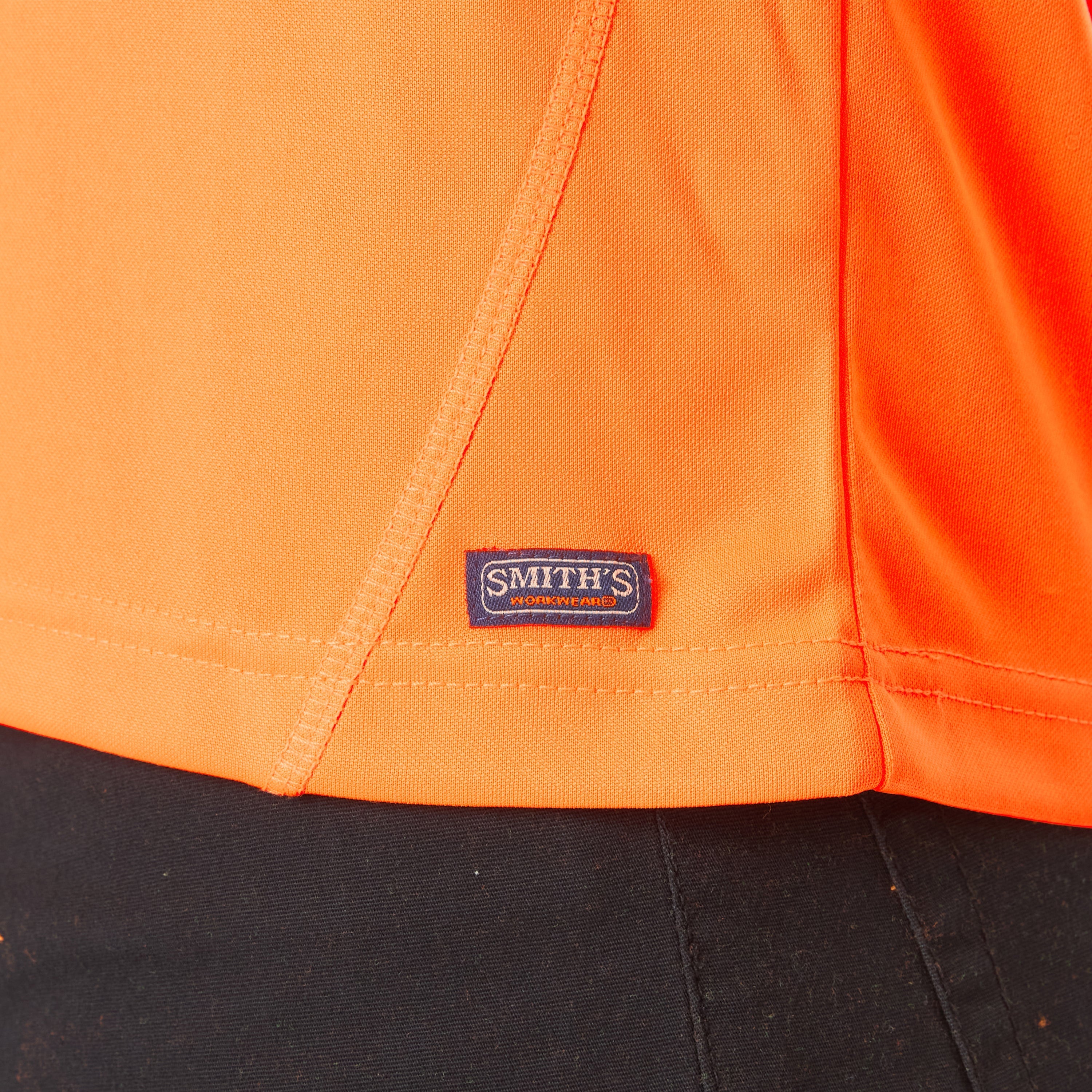  Smith's Workwear Short Sleeve Performance Crew - Heather Grey - Bonton