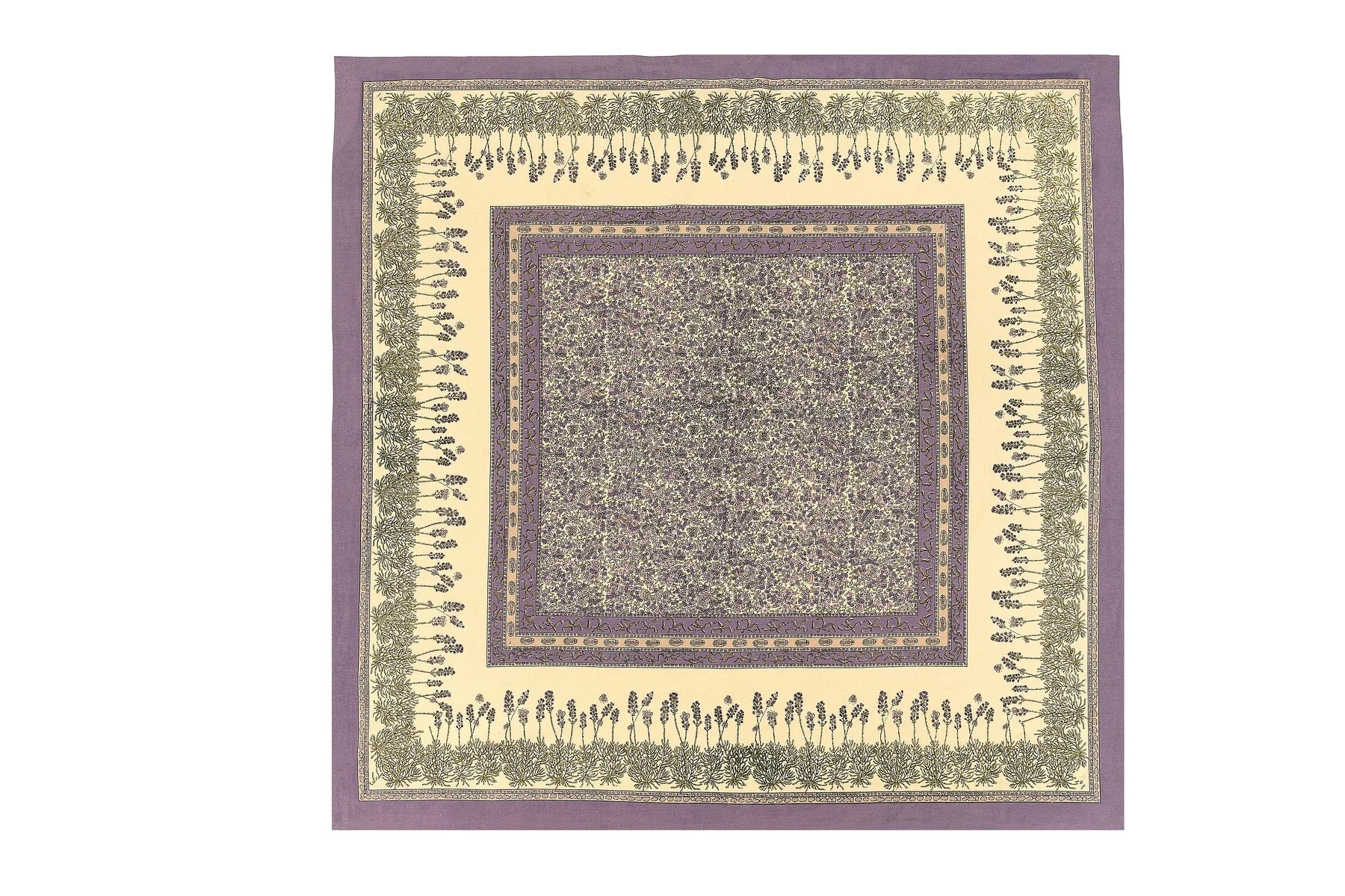  Couleur Nature Lavender Purple Tablecloth - Purple - Bonton