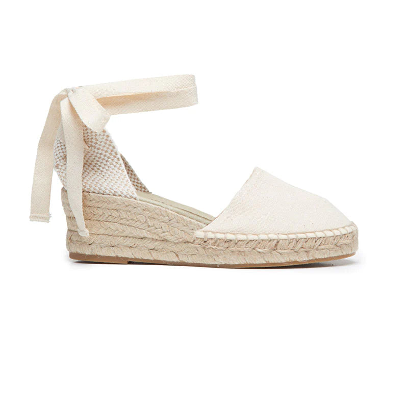  Childrenchic Classic Espadrille Wedge *** - Nude - Bonton