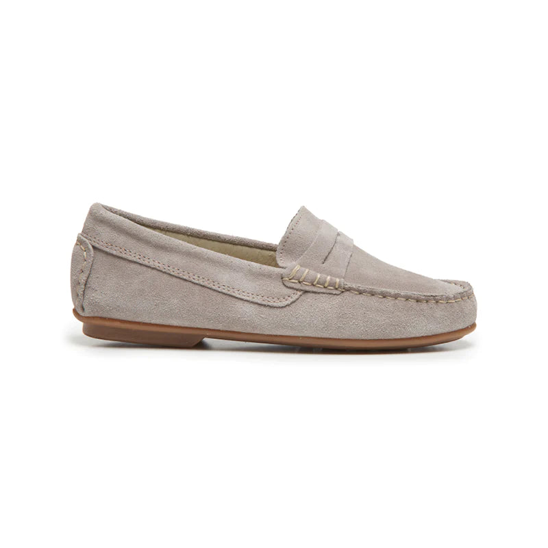  Childrenchic Suede Penny Loafers - Grey - Bonton