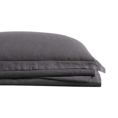 Linen Sheet Set Charcoal