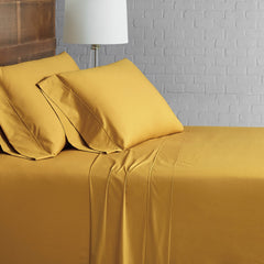 Classic Cotton Sheet Set Mustard