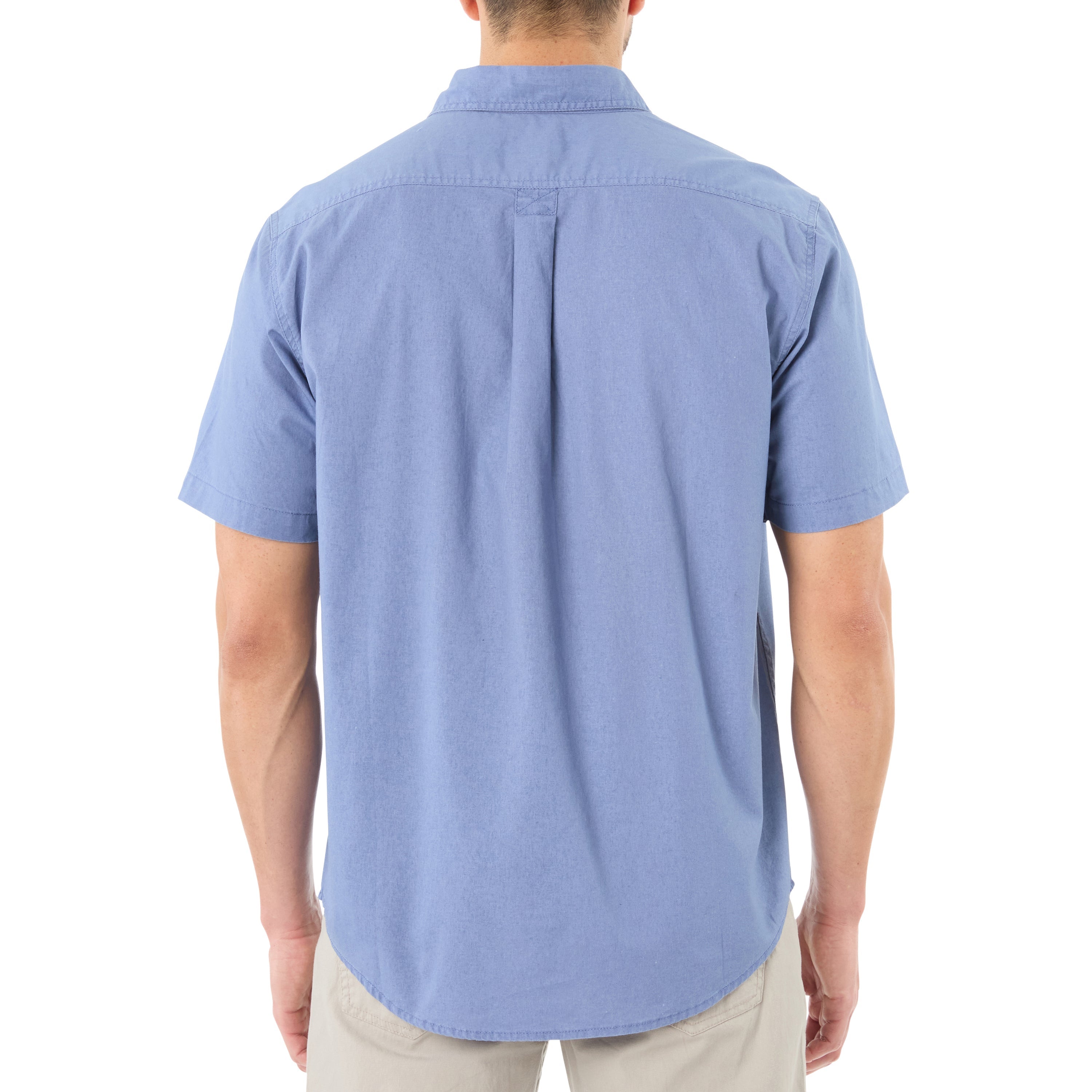  Smith's Workwear Sandwashed Short Sleeve Work Shirt - Sandwashed Chambray - Bonton