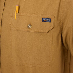 Sandwashed Short Sleeve Work Shirt