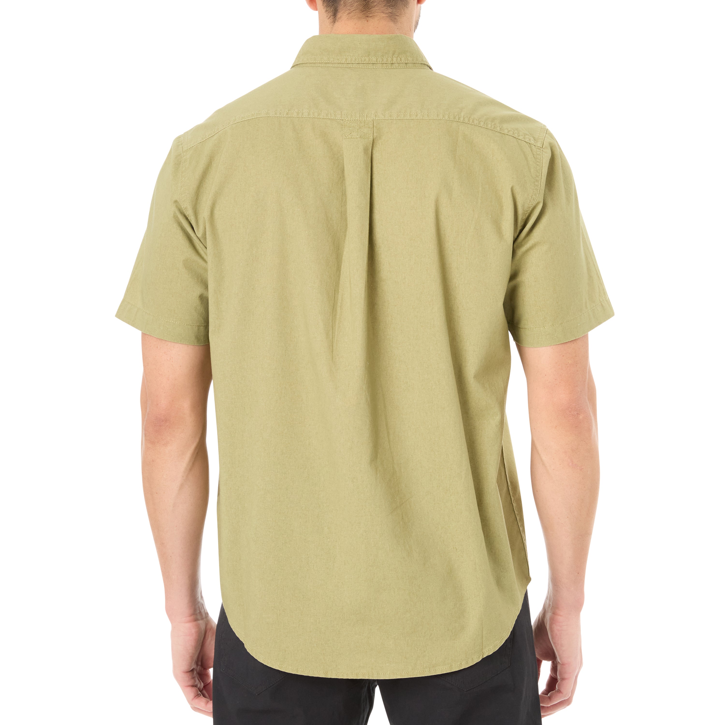  Smith's Workwear Sandwashed Short Sleeve Work Shirt - Sandwashed Sage - Bonton