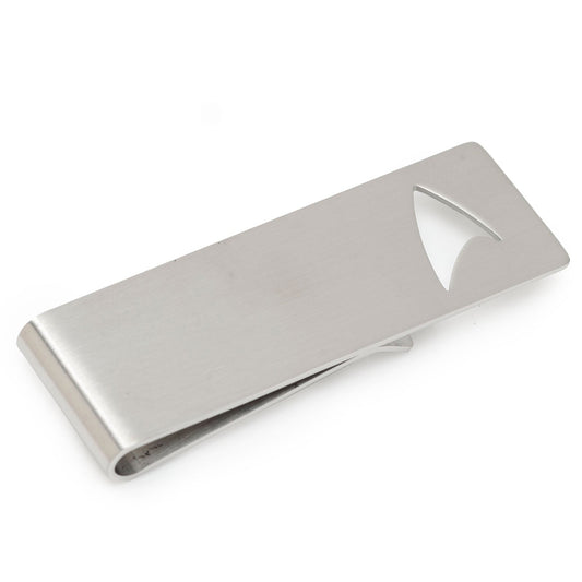 Cutout Delta Shield Money Clip