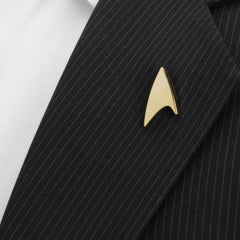 Gold Delta Shield Lapel Pin