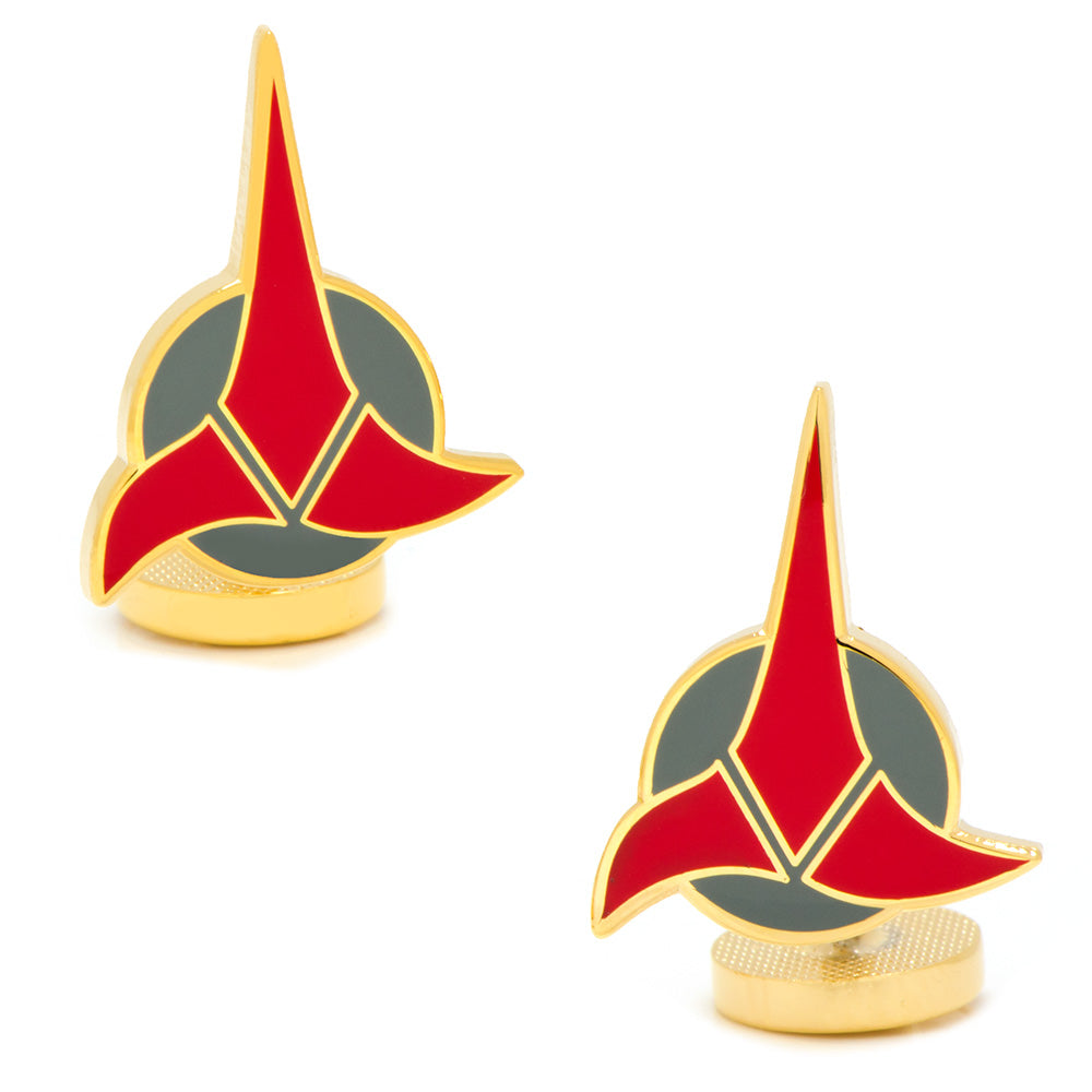  Cufflinks Star Trek Klingon Cufflinks - Default Title - Bonton