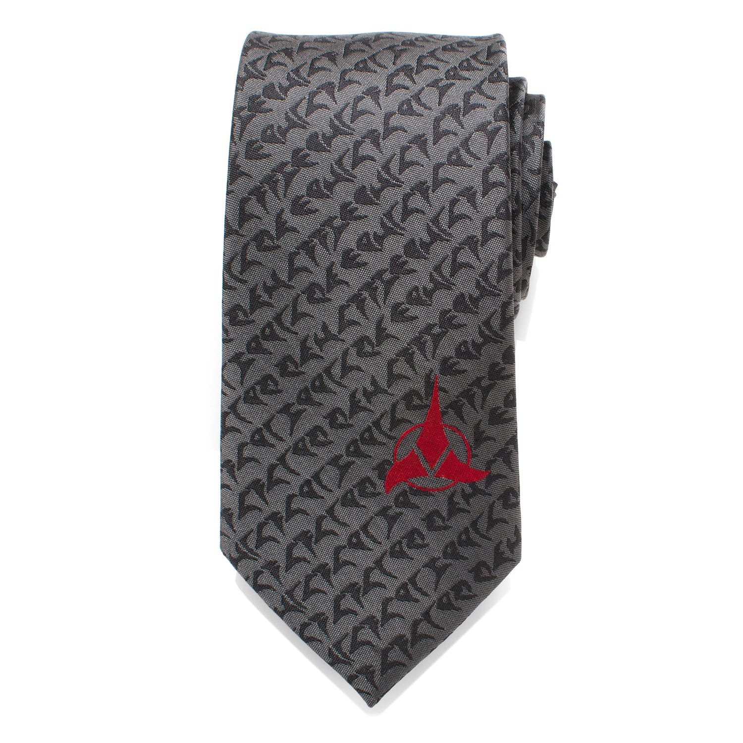  Cufflinks Klingon Gray Men's Tie - Default Title - Bonton