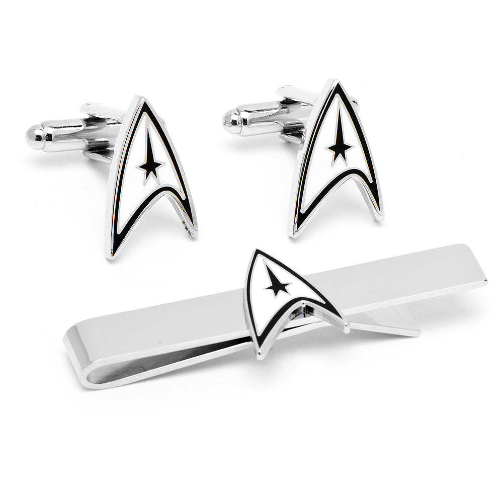  Cufflinks Star Trek Cufflinks Tie Bar Gift Set - Default Title - Bonton