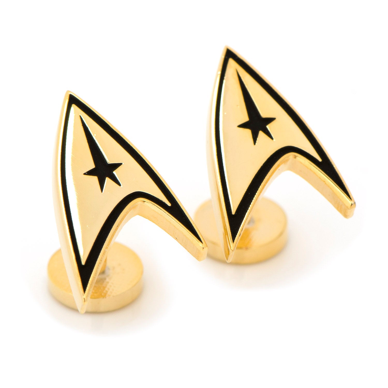  Cufflinks Gold Plated Delta Shield Cufflinks - Default Title - Bonton